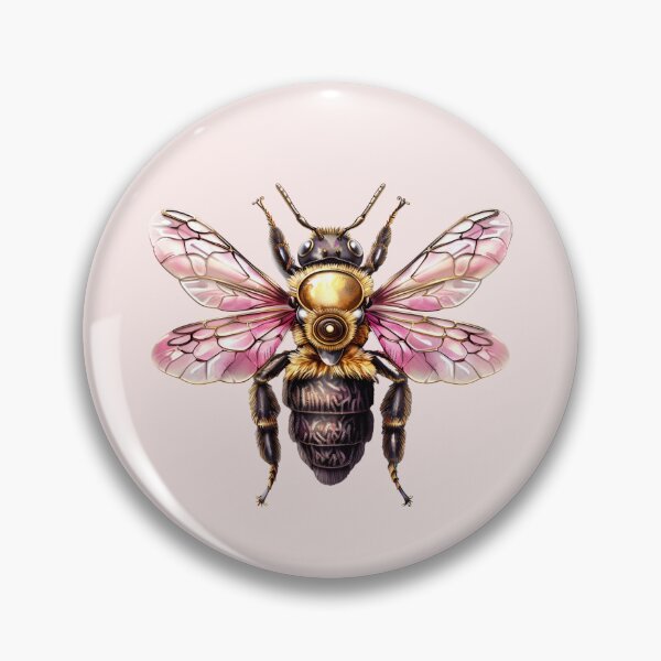 Item preview, Coquette Aesthetic Pink Bow And Golden Bees designed and sold by CozyLightsStore.