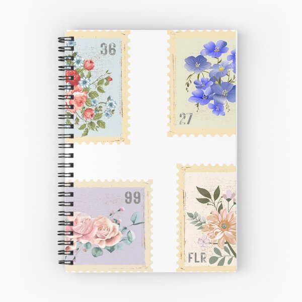 Item preview, Vintage Floral Stamp Set designed and sold by koodoodles.