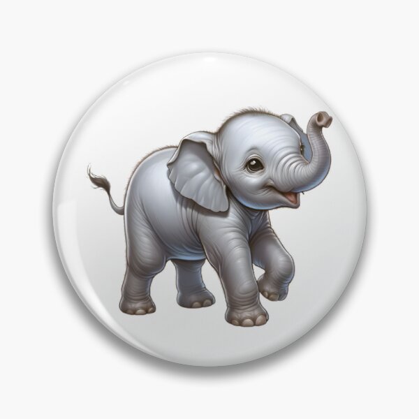 Item preview, Cute Baby Elephant (Perfect for animal lovers) designed and sold by PixelAdventurer.