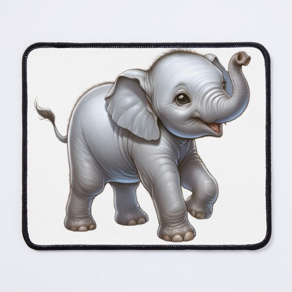 Item preview, Cute Baby Elephant (Perfect for animal lovers) designed and sold by PixelAdventurer.
