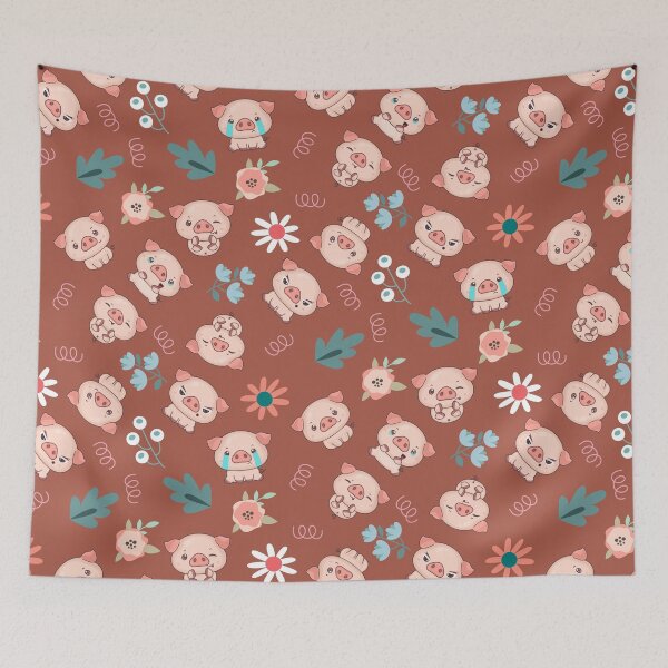 Item preview, Cute Pig Pattern designed and sold by WildlifeInc.