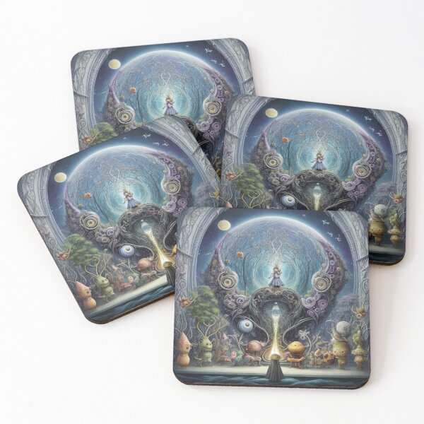 Item preview, Magic Theatre Pop Surrealist Illustration designed and sold by MadnessEnvelope.