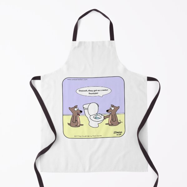 Item preview, Dog Water Fountain Cartoon designed and sold by CartoonistSheri.