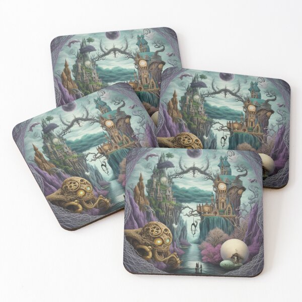 Item preview, Ticking Time Surreal Fantasy Illustration designed and sold by MadnessEnvelope.