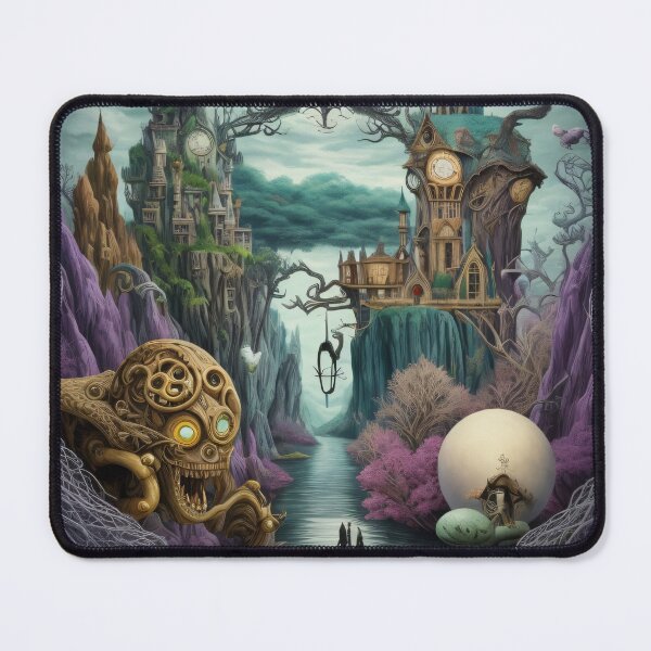 Item preview, Ticking Time Surreal Fantasy Illustration designed and sold by MadnessEnvelope.