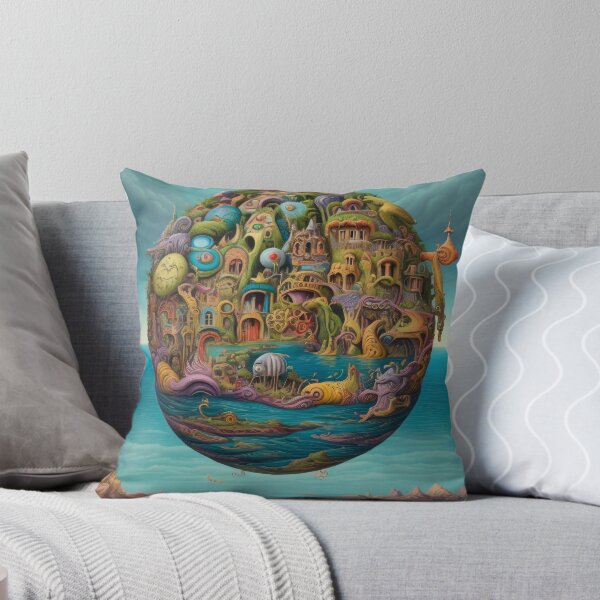 Item preview, Twisted Town Oceanic Lowbrow Pop Surrealism designed and sold by MadnessEnvelope.