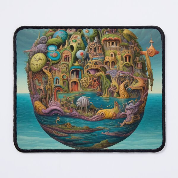 Item preview, Twisted Town Oceanic Lowbrow Pop Surrealism designed and sold by MadnessEnvelope.