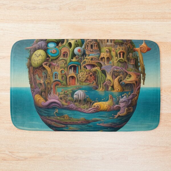Item preview, Twisted Town Oceanic Lowbrow Pop Surrealism designed and sold by MadnessEnvelope.