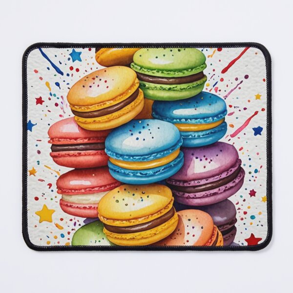 Item preview, Pile of macarons and star sprinkle fireworks designed and sold by Zencookie.