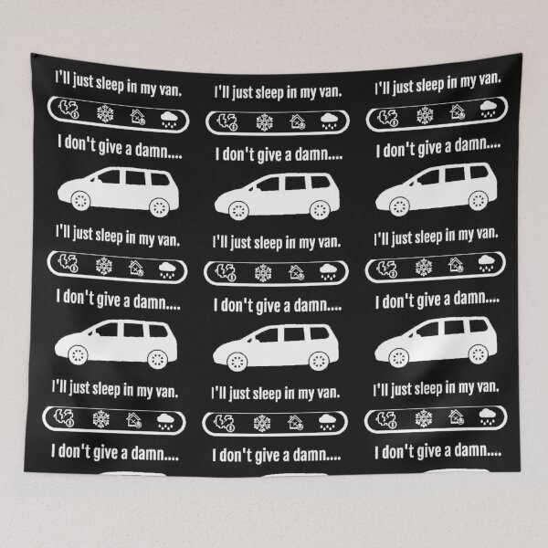 Item preview, I Don't Give A Damn - I'll Just Sleep In My Van | Vanlife designed and sold by patrickcallan.