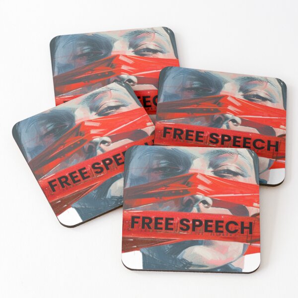 Item preview, Free Speech - Mask my mouth  designed and sold by fluidwatercolor.