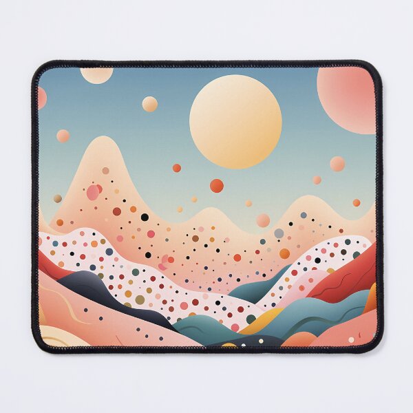 Item preview, Children's `Drawing, Colorful Hills and Balloons designed and sold by kuralesya.