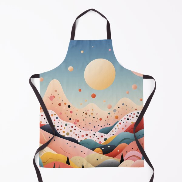 Item preview, Children's `Drawing, Colorful Hills and Balloons designed and sold by kuralesya.