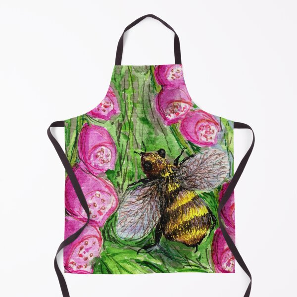 Item preview, Bee and Foxgloves designed and sold by LymphomaLass.