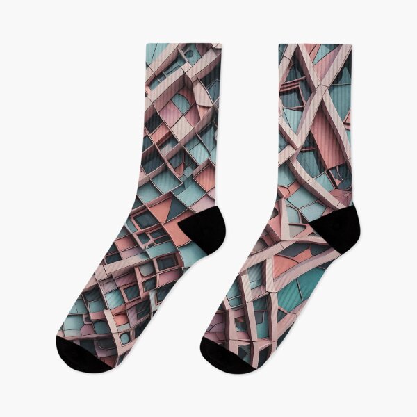 Item preview, The great wave of a pastel maze. designed and sold by murielsfaith.