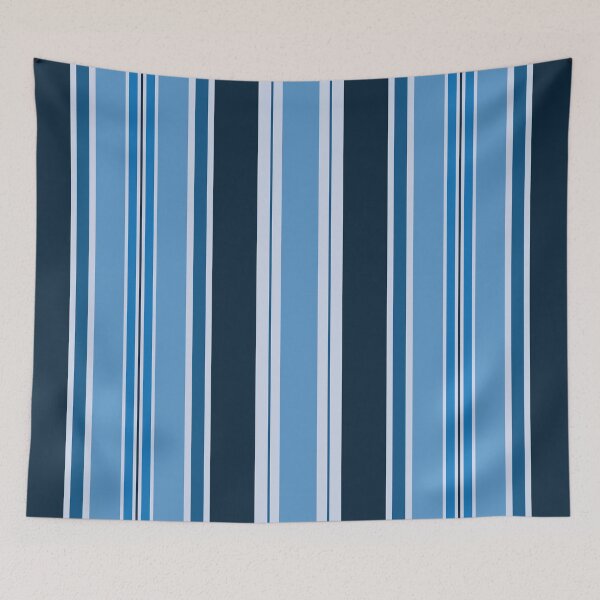 Item preview, Patrón de rayas verticales azules designed and sold by iCraftCafe.