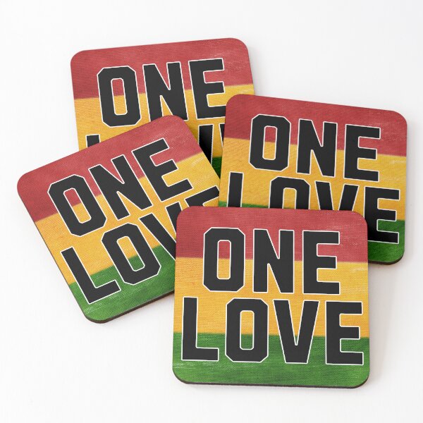 Aperçu de l'œuvre Drapeau Rasta One Love créée et vendue par LimitedClassic.