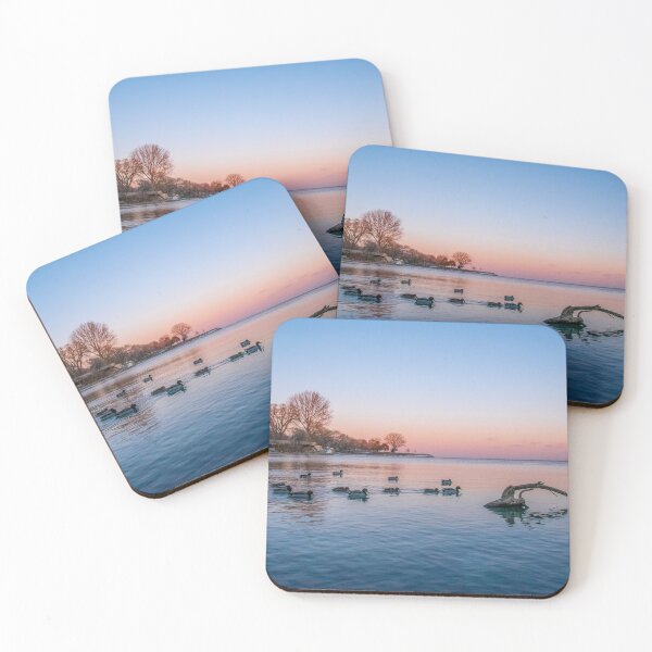 Item preview, Ducks go for a Sunset Swim in Lake Ontario designed and sold by jrtwynam.