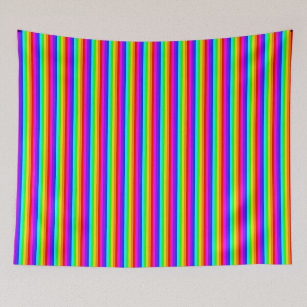 Item preview, Tiny Rainbow Pinstripes (Vertical) designed and sold by BeJolley.