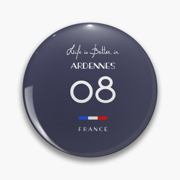 Item preview, Life is better in ARDENNES Number 08 Grand Est France  designed and sold by frenchsalsa.
