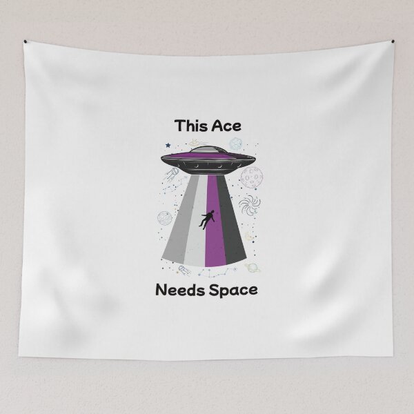 Item preview, Ace Pride - This Ace Needs Space designed and sold by writeabledreams.