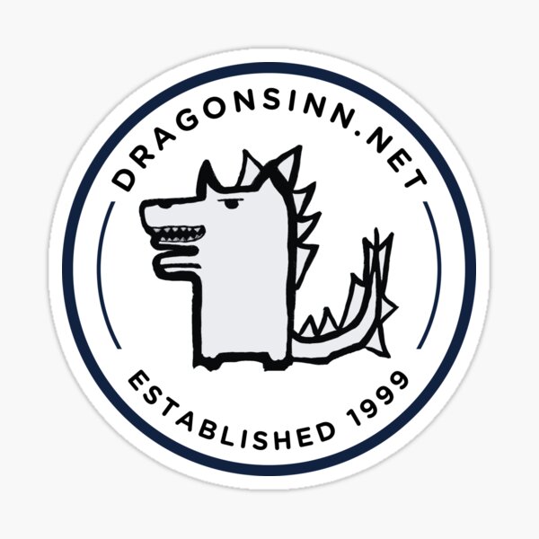 Dragonsinn Logo Sticker