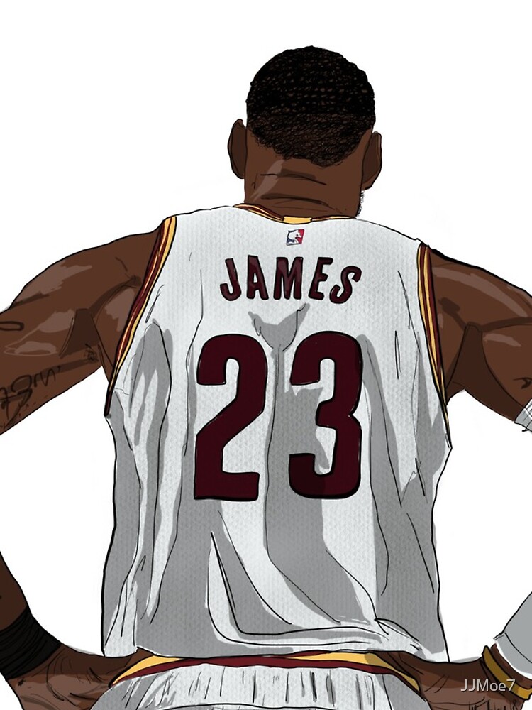 LeBron James Jersey Back Art Print for Sale by JJMoe7