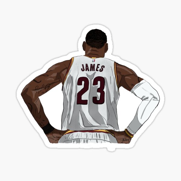 Artikel-Vorschau von LeBron James Jersey Zurück, designt und verkauft von JJMoe7.