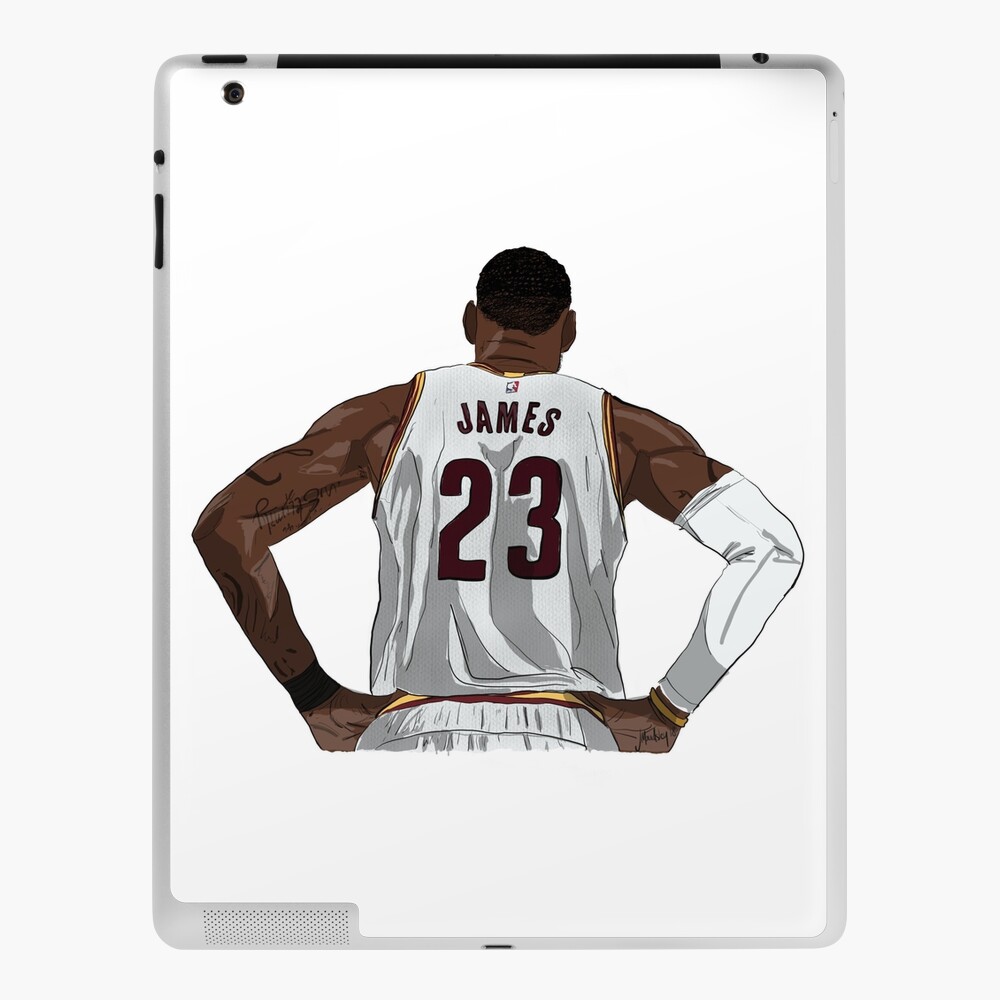 Lebron James Jersey  iPad Case & Skin for Sale by athleteart20