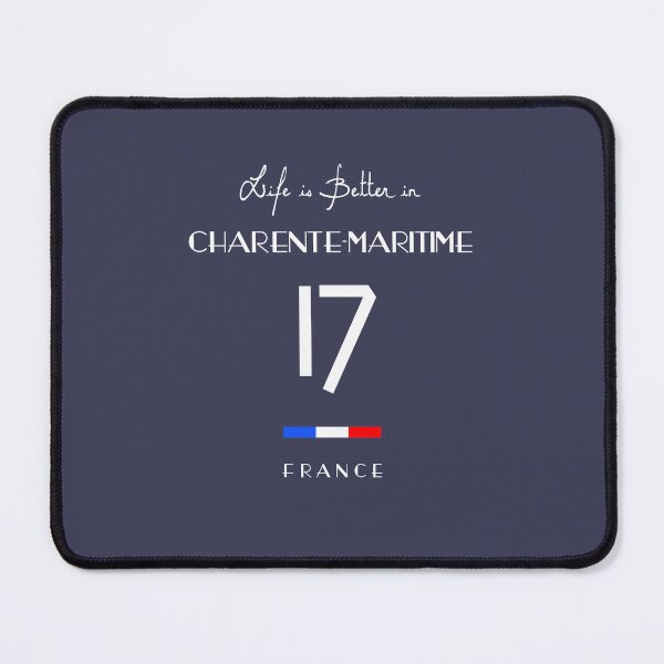 Item preview, CHARENTE-MARITIME Number 17 Nouvelle Aquitaine France designed and sold by frenchsalsa.
