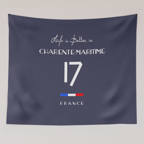 Item preview, CHARENTE-MARITIME Number 17 Nouvelle Aquitaine France designed and sold by frenchsalsa.