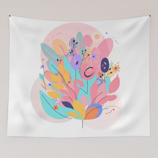 Item preview, abstract floral ecstasy designed and sold by Yeyishop.