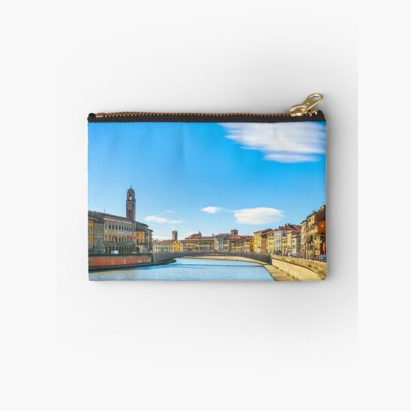 Item preview, Pisa, Arno river and Ponte di Mezzo bridge. Italy designed and sold by Stefano Orazzini.