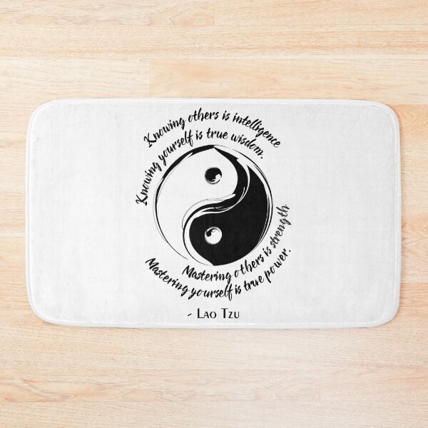 Item preview, Knowing others is intelligence, knowing yourself is true wisdom, Mastering others is strength, mastering yourself is true power, Lao Tzu, Tao Te Ching designed and sold by Koihl.