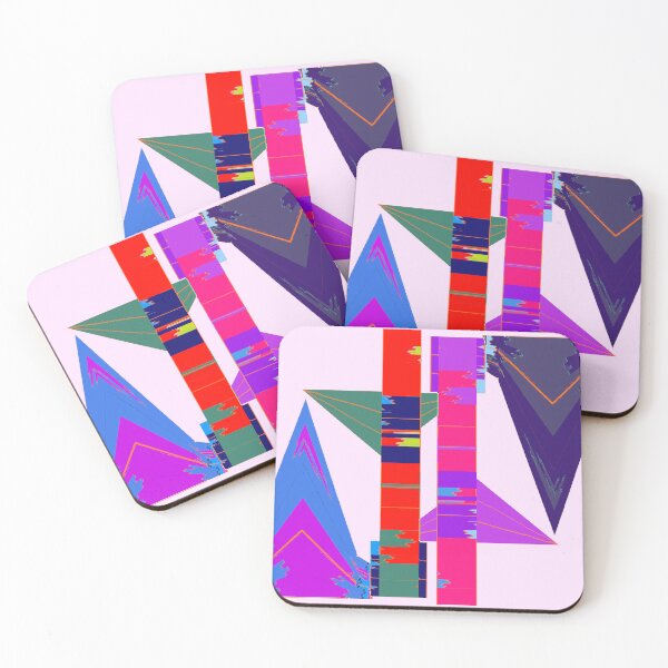 Item preview, Colorful Abstract Distorted Triangles designed and sold by MusicArtAndGrind.