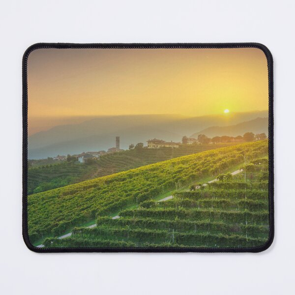 Item preview, Prosecco Hills, vineyards at sunset, Italy designed and sold by Stefano Orazzini.