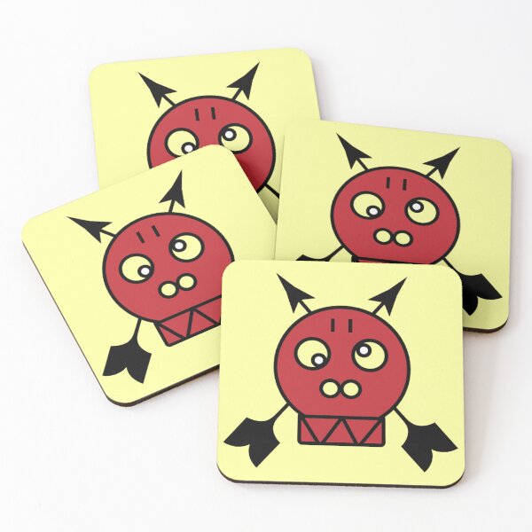 Item preview, Red cartoon skull designed and sold by cteecreative.