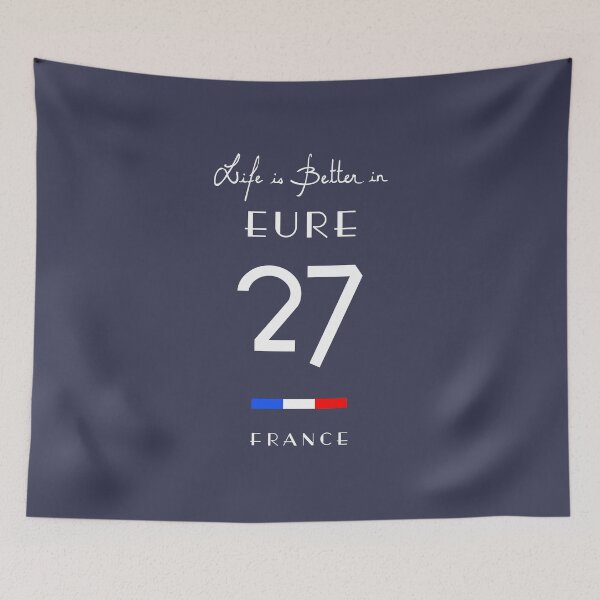 Item preview, Life is better in EURE Number 27 Normandy France designed and sold by frenchsalsa.