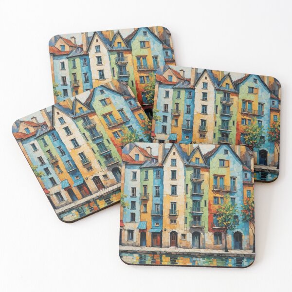 Item preview, Colorful architecture 1 designed and sold by seahorse crossing.