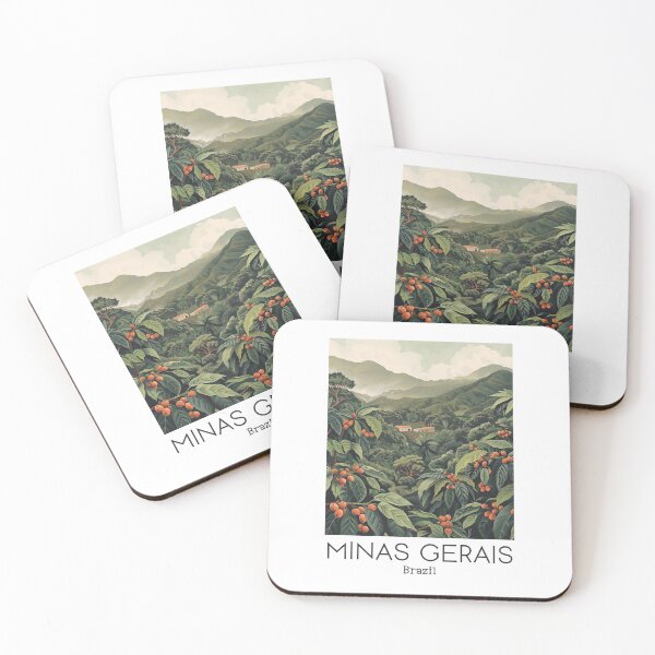 Item preview, A Vintage Travel Illustration of Minas Gerais - Brazil designed and sold by GoodOldVintage.