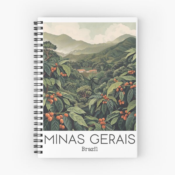 Item preview, A Vintage Travel Illustration of Minas Gerais - Brazil designed and sold by GoodOldVintage.