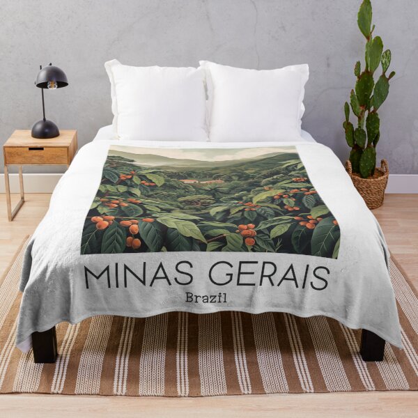 Item preview, A Vintage Travel Illustration of Minas Gerais - Brazil designed and sold by GoodOldVintage.