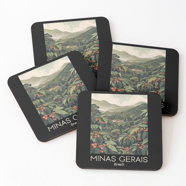 Item preview, A Vintage Travel Illustration of Minas Gerais - Brazil designed and sold by GoodOldVintage.