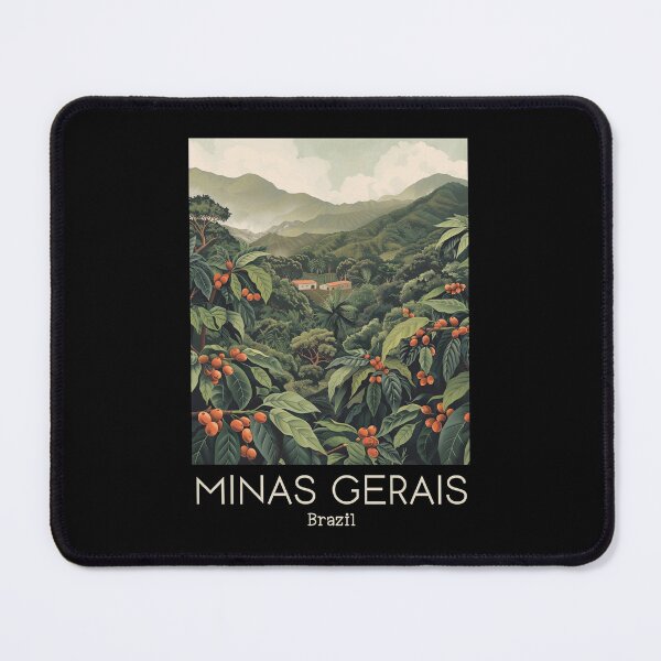 Item preview, A Vintage Travel Illustration of Minas Gerais - Brazil designed and sold by GoodOldVintage.
