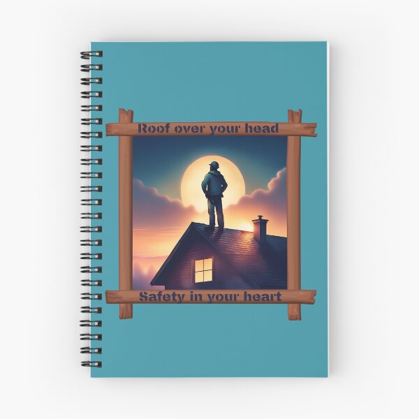 Item preview, Roof over your head Safety in your heart, Dachdecker, Dachdeckermeister, roofer, dekarz, designed and sold by GOLDENGARDENART.