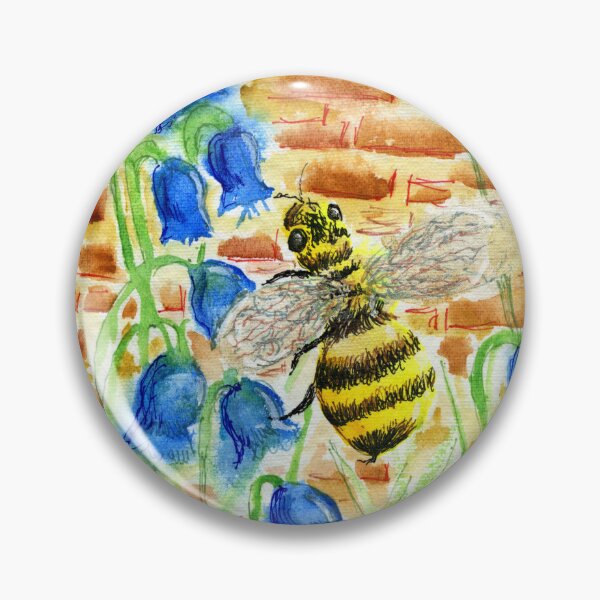 Item preview, Bee and Bluebells designed and sold by LymphomaLass.