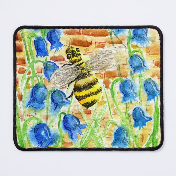 Item preview, Bee and Bluebells designed and sold by LymphomaLass.