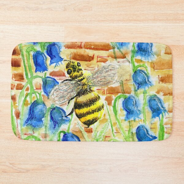 Item preview, Bee and Bluebells designed and sold by LymphomaLass.