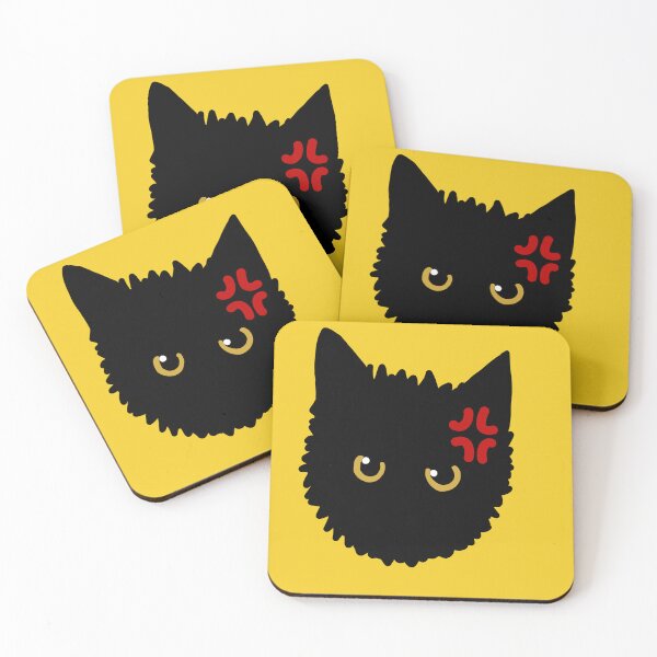 Item preview, Sooty Kitten (Design 2/2 Angry) designed and sold by m-sketchbook.