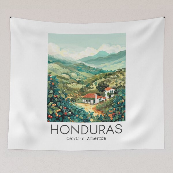 Item preview, A Vintage Travel Illustration of Honduras - Central America  designed and sold by GoodOldVintage.